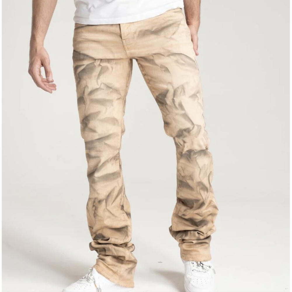 Taker Desert Wash Effect Stretch Stacked Pant Size 29x38 NEW